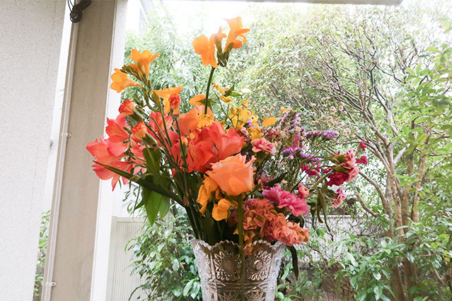 当院に飾られている生花